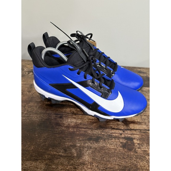 Nike Alpha Menace 4 Shark Football Cleats Black Blue New Without Box Size 11.5‎ main image 4